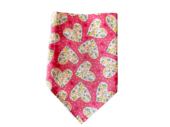 Floral Hearts | Bandana