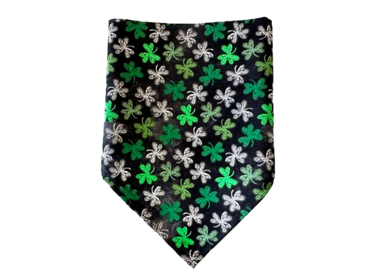 Shamrocks | Black | Bandana