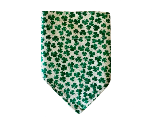 Glitter Shamrocks | Bandana