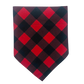 Plaid | Red + Black | Bandana