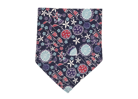 Floral | Dark Purple | Bandana