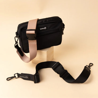 Faux Leather Sandstone + Choice of Strap | Dog Walking Bag