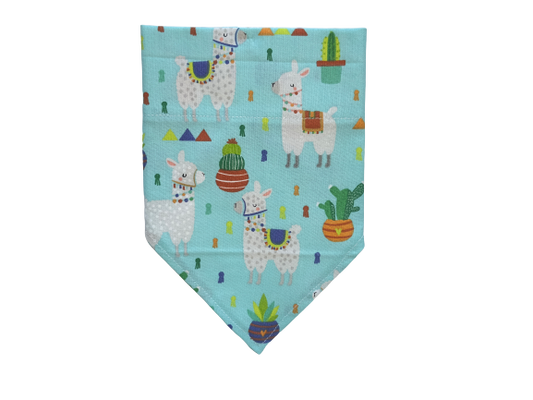 Llama | Light Blue | Bandana