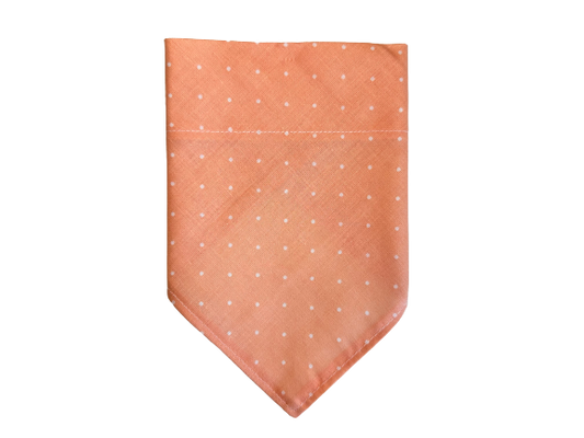 Polka Dot | Peach | Bandana