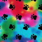 Paw Prints | Tie Dye