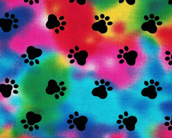 Paw Prints | Tie Dye