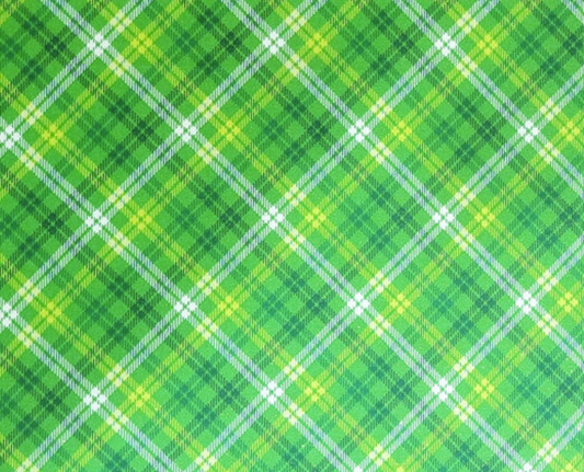 Glitter Plaid | Green